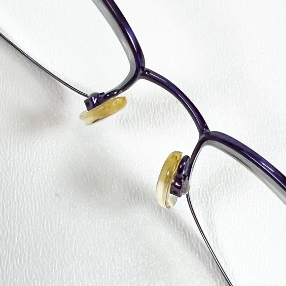 La Matta Rapsody Women Eyeglass Frame Tortoise Purple Metal Cutout 52-16-135 - Picture 8 of 16